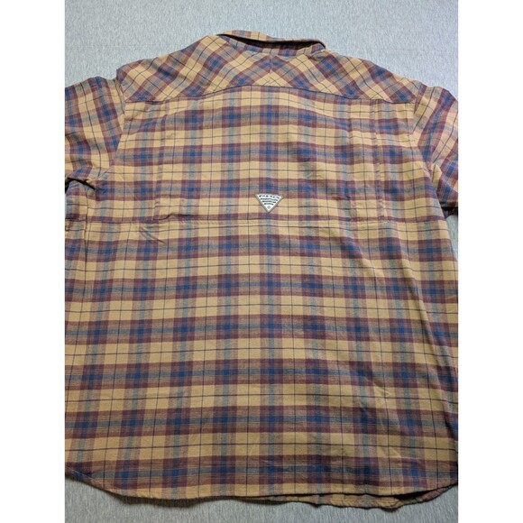 NEW Columbia Men's PHG Roughtail Stretch Flannel Long Sleeve Shirt Size XXL $65 - Picture 9 of 11